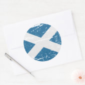 STICKER ROND DRAPEAU D'ÉCOSSE (Enveloppe)