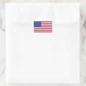Sticker Rond Drapeau des États-Unis d'Amérique (Sac)