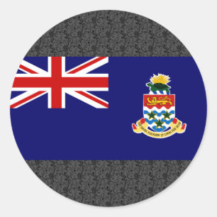 Sticker Rond Drapeau des îles Caïmans