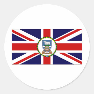 Sticker Rond Drapeau des îles Falkland