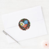 Sticker Rond Drapeau des Philippines (Enveloppe)
