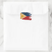 Sticker Rond Drapeau des Philippines (Sac)
