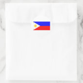 Sticker Rond drapeau des Philippines (Sac)