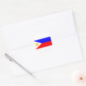 Sticker Rond drapeau des Philippines (Enveloppe)