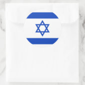Sticker Rond Drapeau d'Israël (Sac)