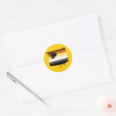 STICKER ROND DRAPEAU D'OURS (Enveloppe)