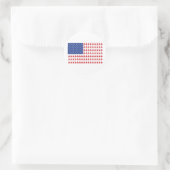 Sticker Rond Drapeau-Drapeau-Drapeau-Tee (Sac)