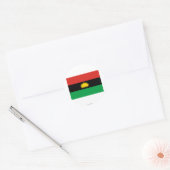 Sticker Rond Drapeau du Biafra (1967-1970) (Enveloppe)
