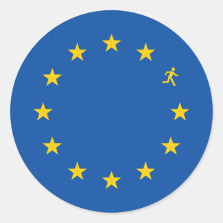 Sticker Rond Drapeau du Brexit