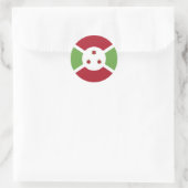 Sticker Rond Drapeau du Burundi (Sac)