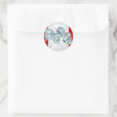 Sticker Rond Drapeau du Canada 2014 (Sac)