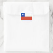 Sticker Rond Drapeau du Chili (Sac)