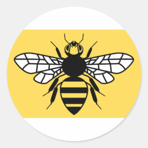 Sticker Rond Drapeau du comté de plus grand Manchester