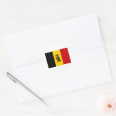 Sticker Rond Drapeau du gouvernement belge (Enveloppe)
