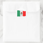 Sticker Rond Drapeau du Mexique (Sac)