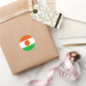 Sticker Rond Drapeau du Niger (Cadeaux)