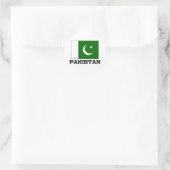 Sticker Rond Drapeau du Pakistan (Sac)