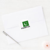 Sticker Rond Drapeau du Pakistan (Enveloppe)