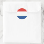 Sticker Rond Drapeau du Pays-Bas (Sac)