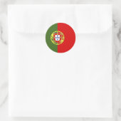 Sticker Rond Drapeau du Portugal (Sac)