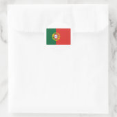 Sticker Rond Drapeau du Portugal (Sac)