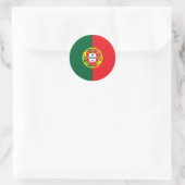 Sticker Rond Drapeau du Portugal (Sac)