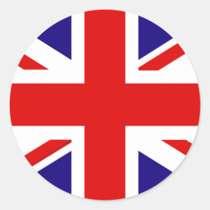 Sticker Rond Drapeau du Royaume-Uni