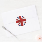 Sticker Rond Drapeau du Royaume-Uni (Enveloppe)