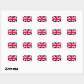 Sticker Rond Drapeau du Royaume-Uni (Feuille)