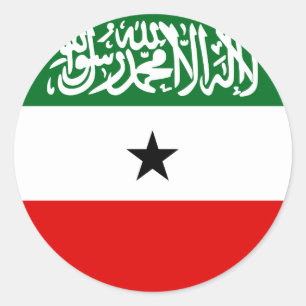Sticker Rond Drapeau du Somaliland