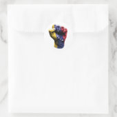 Sticker Rond Drapeau du Venezuela (Sac)