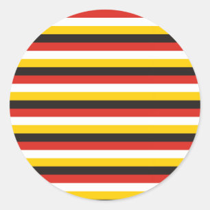 Sticker Rond Drapeau égyptien