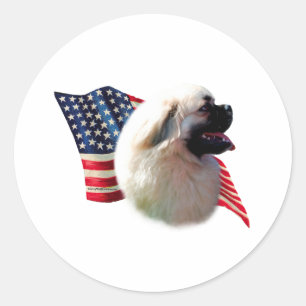 Sticker Rond Drapeau espagnol tibétain