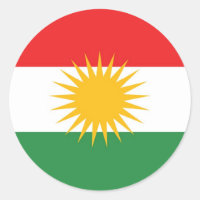 Drapeau ethnique du Kurdistan