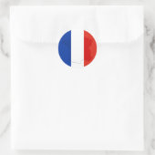Sticker Rond drapeau français (Sac)