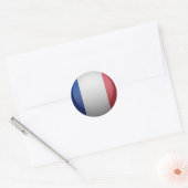 Sticker Rond drapeau français (Enveloppe)