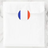Sticker Rond drapeau français (Sac)