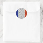 Sticker Rond drapeau français (Sac)