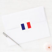 Sticker Rond Drapeau français - OUI ! (Enveloppe)