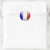 Sticker Rond Drapeau France (Sac)