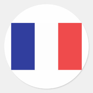 Sticker Rond Drapeau France