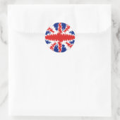 Sticker Rond Drapeau Gnarly BRITANNIQUE (Sac)