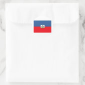 Sticker Rond Drapeau haïtien (Sac)
