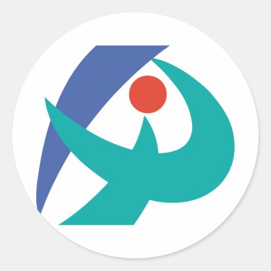 Sticker Rond Drapeau Iga, Mie, Japon (Devant)