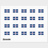 Sticker Rond drapeau indianapolis (Feuille)
