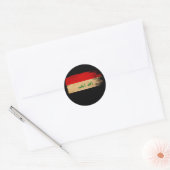 Sticker Rond Drapeau Iraq (Enveloppe)