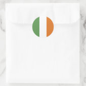 Sticker Rond Drapeau irlandais (Sac)