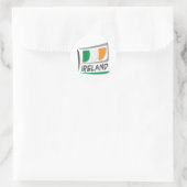 Sticker Rond Drapeau Irlande Pride X (Sac)