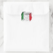 Sticker Rond Drapeau Italie Shredders (Sac)