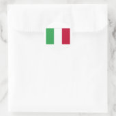 STICKER ROND DRAPEAU ITALIEN (Sac)